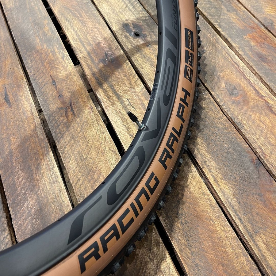 Pneu Schwalbe Tubeless Racing Ralph Bege