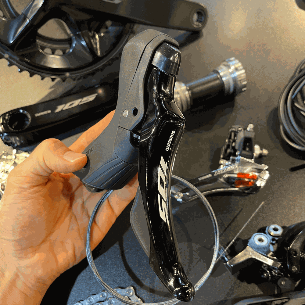 パーツ SHIMANO 105 & ULTEGRA Grupo de Peças Shimano Original 105 Mecânico de 12 Velocidades