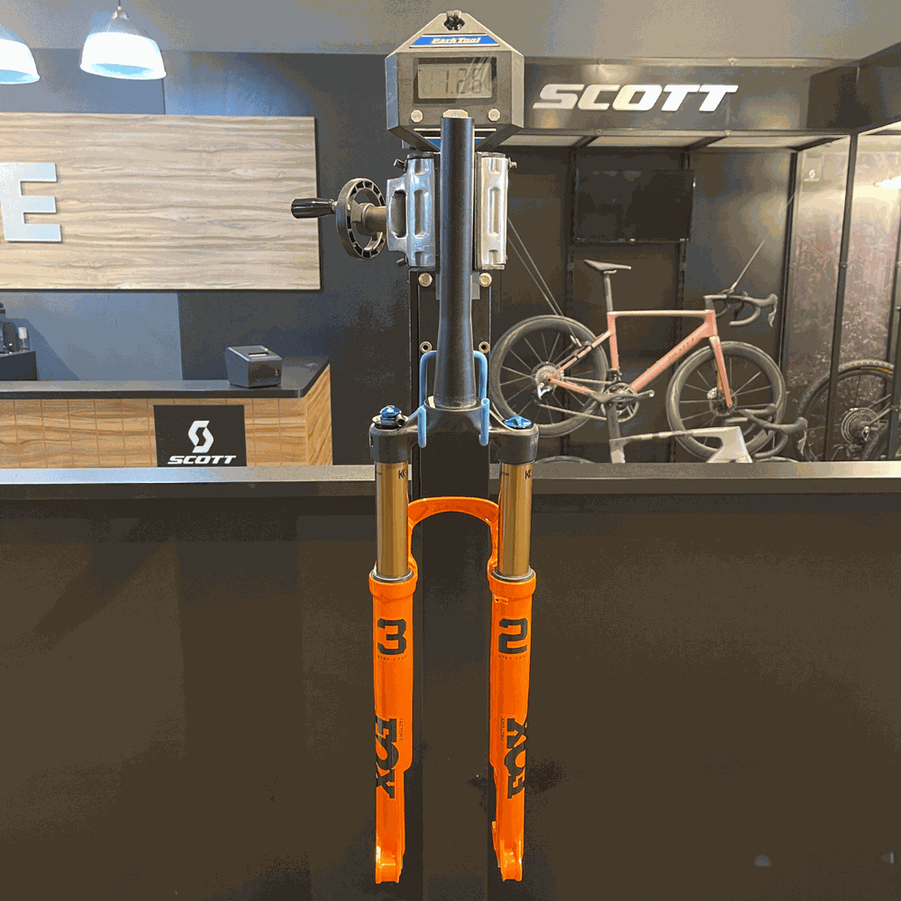 fox Garfo de Suspensão Fox Kashima Original 32 Laranja 100mm
