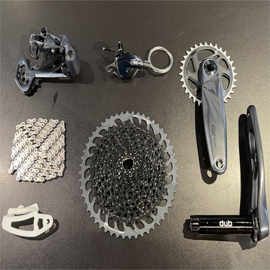 Câmbio Traseiro Sram Original GX Eagle 12 Vel. 52t Preto Lunar