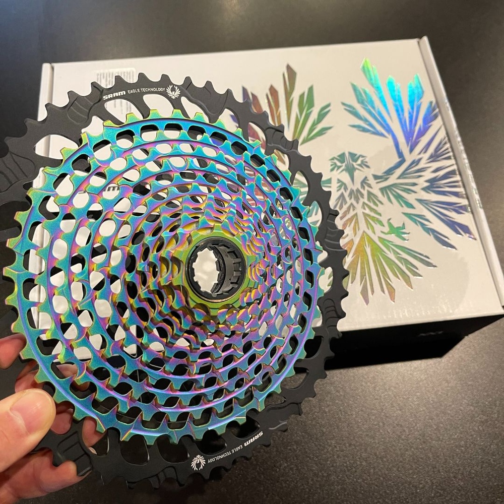 SRAM EAGLE XX1 カセット レインボーカラー Cassete Sram Original XX1/X01 Rainbow 10-52 12v