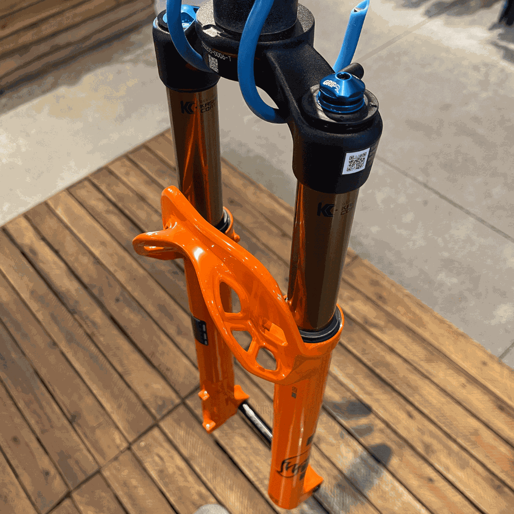 Garfo de Suspensão Fox Kashima Original 32 Laranja 100mm