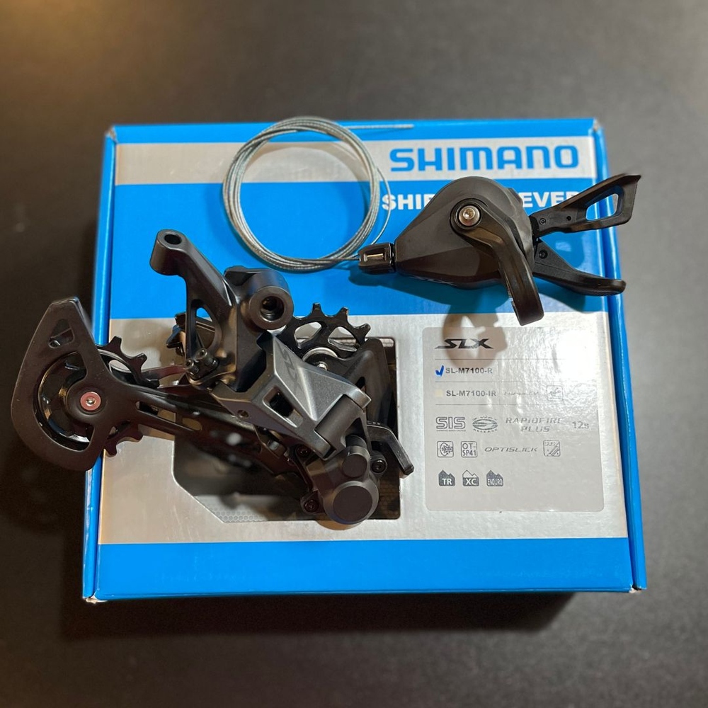 shimano SLX(12s)シフター・RDセット M7100美品 Kit Upgrade Original Shimano SLX para 12 Velocidades