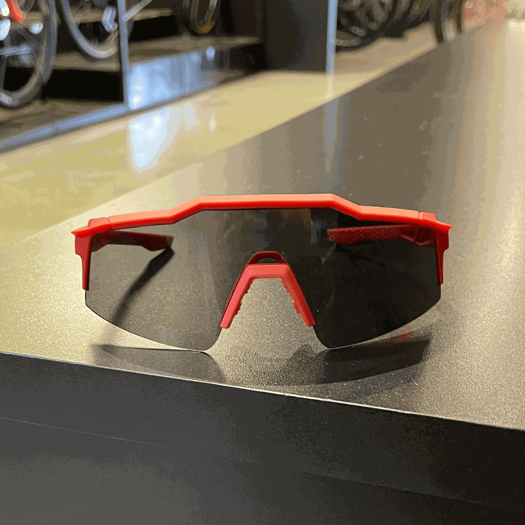 100% Speedcraft ブラック / レッドミラー Óculos 100% Speedcraft Preto e Vermelho