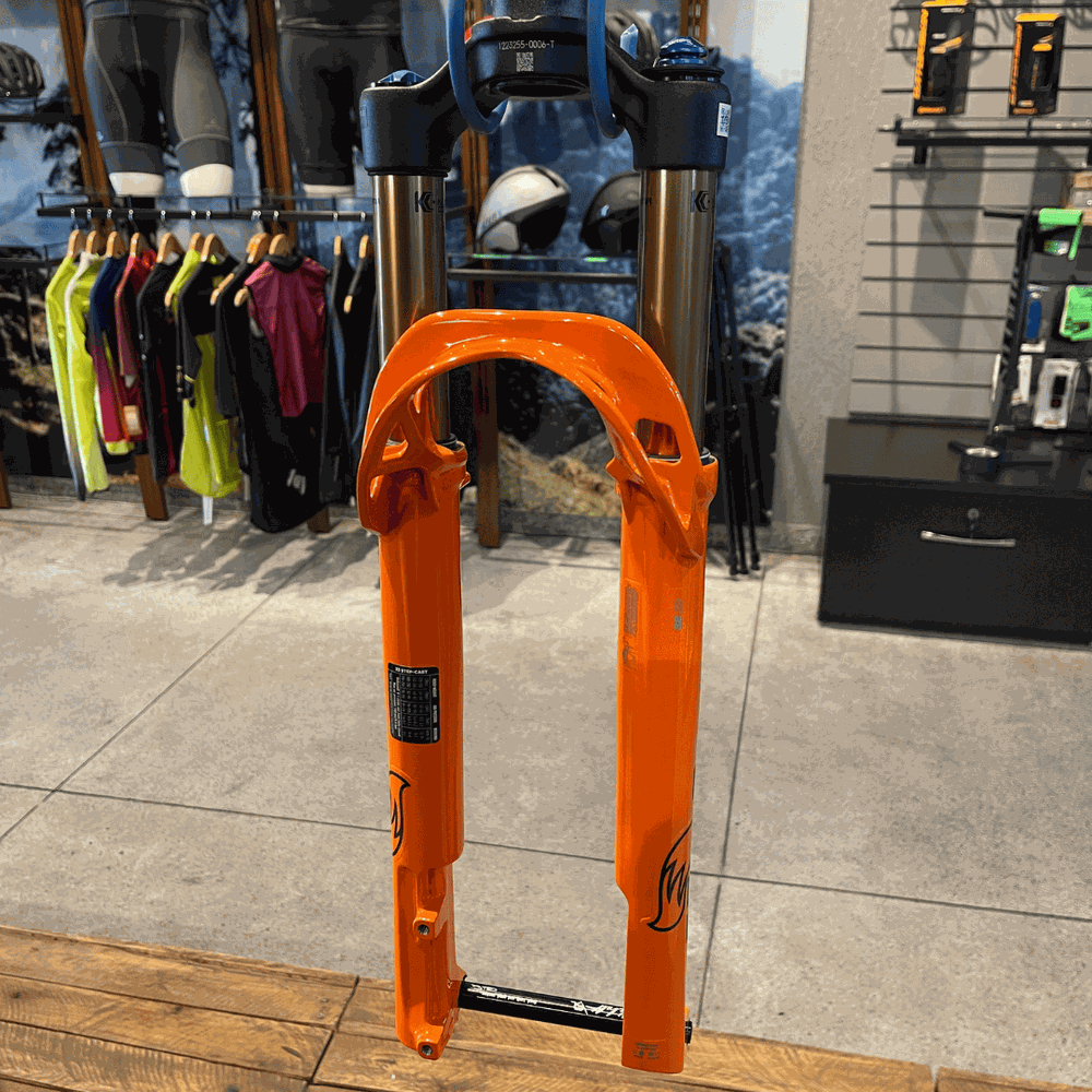 fox Garfo de Suspensão Fox Kashima Original 32 Laranja 100mm