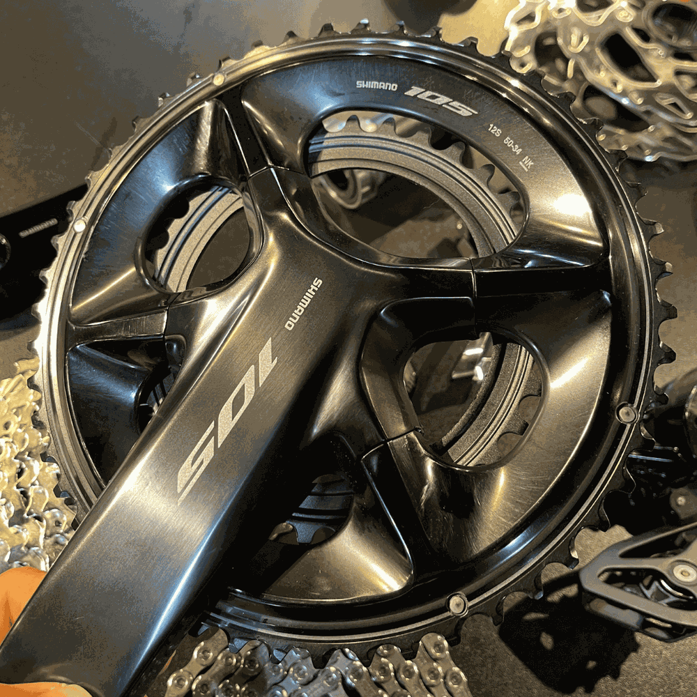 パーツ SHIMANO 105 & ULTEGRA Grupo de Peças Shimano Original 105 Mecânico de 12 Velocidades